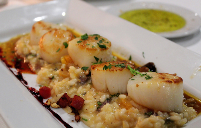 0_Scallops_Risotto_9249_6X9 Marina Cafe, Destin, FL
