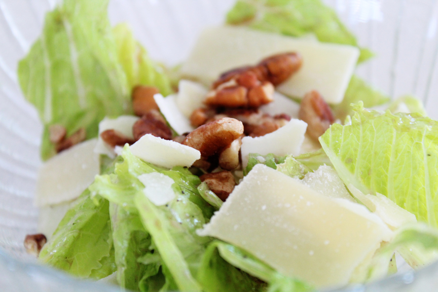 romaine with red wine viaigrette Snowbird Recipe