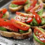 MInt Pea Crostini Midlife Snowbird Recipe